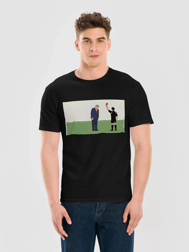 “Red Card” tee, worn